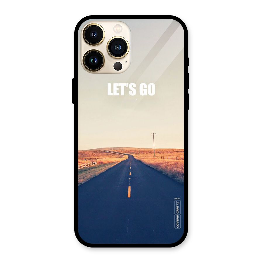 Lets Wander Glass Back Case for iPhone 13 Pro Max
