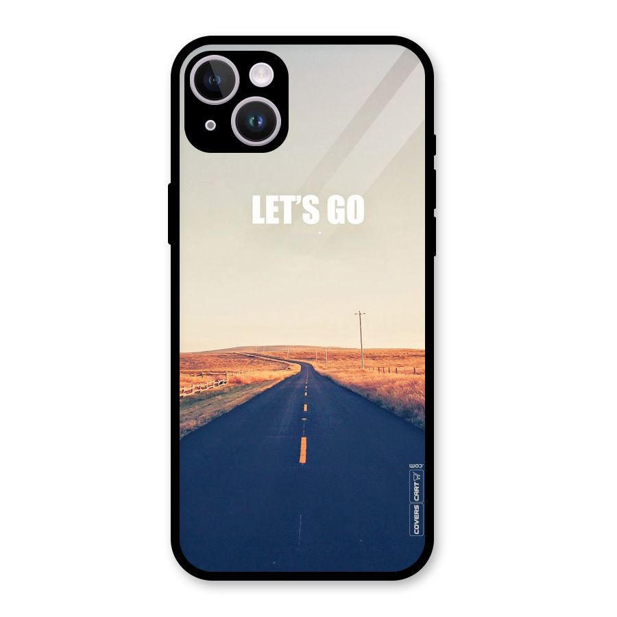 Lets Wander Glass Back Case for iPhone 14 Plus