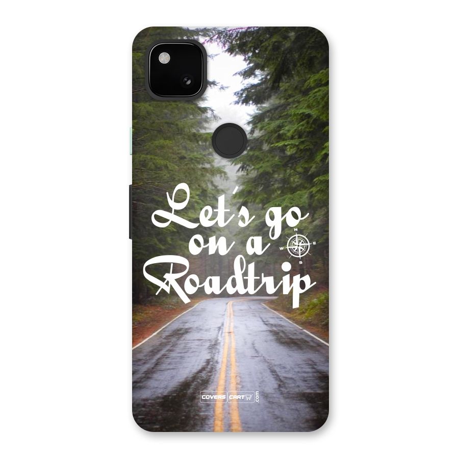 Lets go on a Roadtrip Back Case for Google Pixel 4a