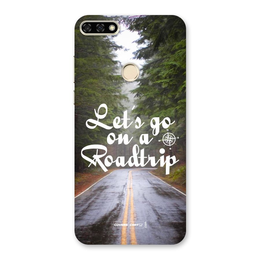 Lets go on a Roadtrip Back Case for Honor 7A