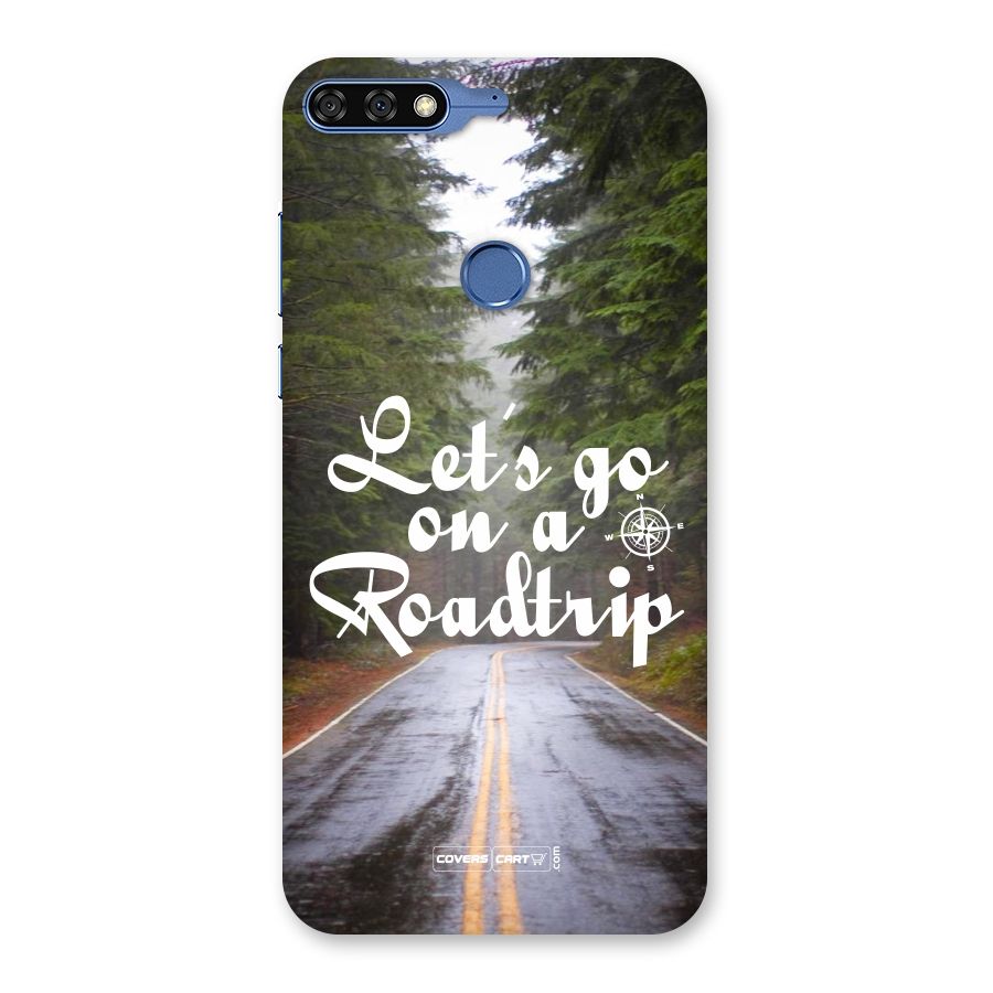 Lets go on a Roadtrip Back Case for Honor 7C