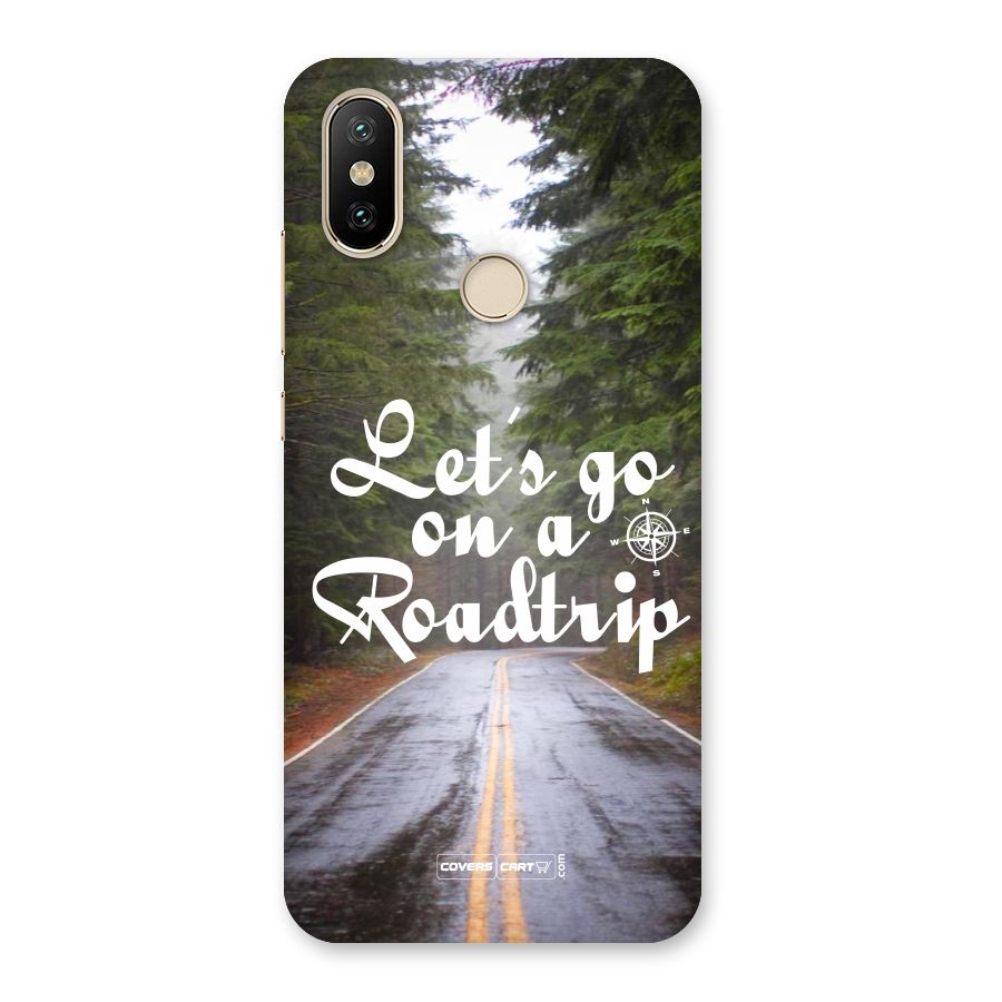 Lets go on a Roadtrip Back Case for Mi A2