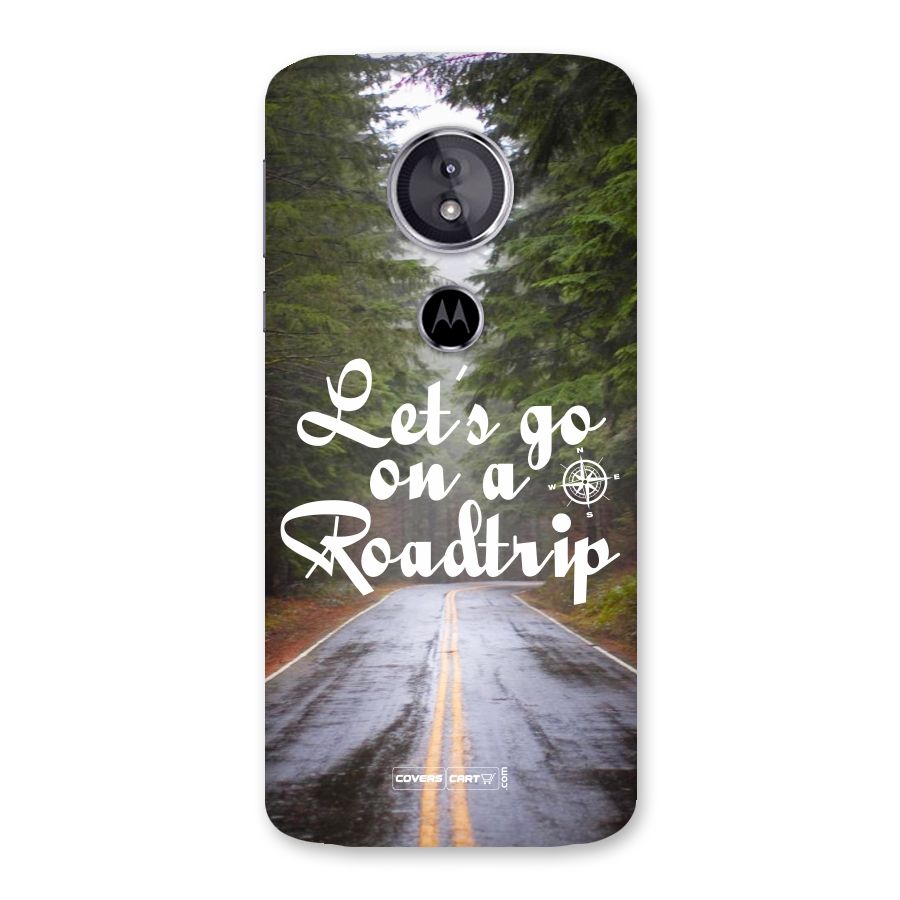Lets go on a Roadtrip Back Case for Moto E5