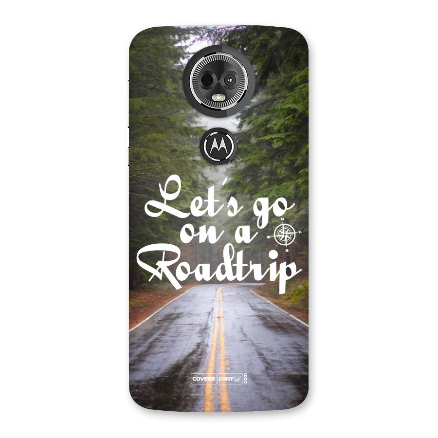 Lets go on a Roadtrip Back Case for Moto E5 Plus