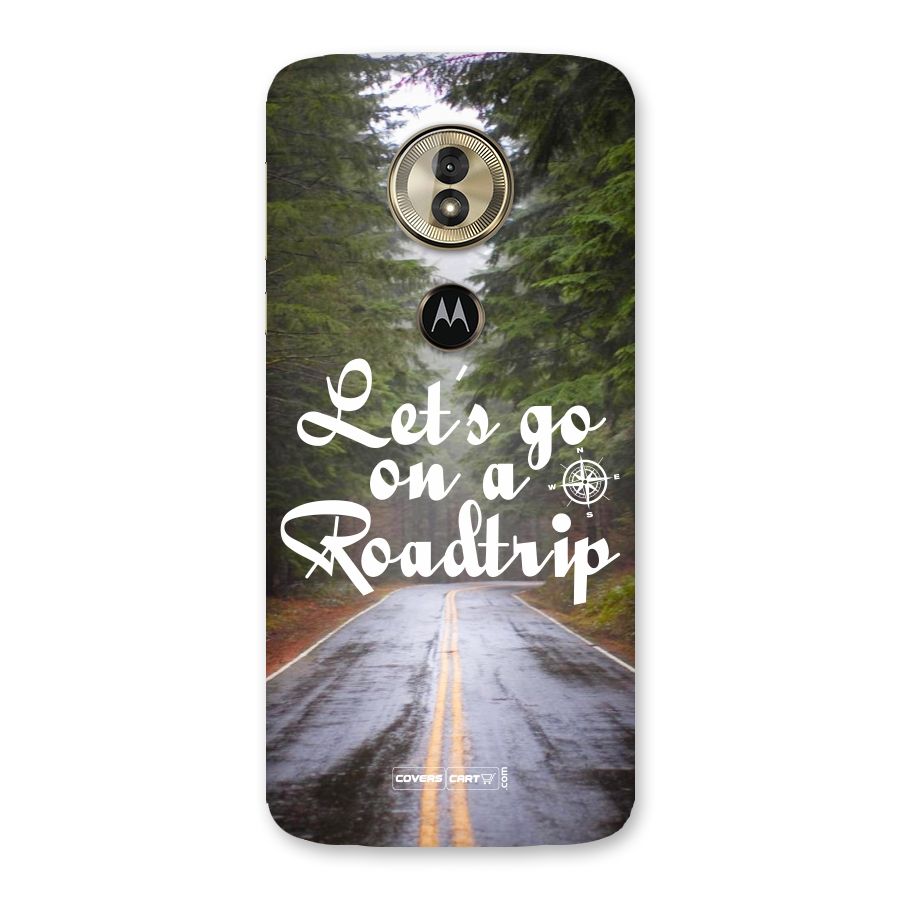 Lets go on a Roadtrip Back Case for Moto G6 Play