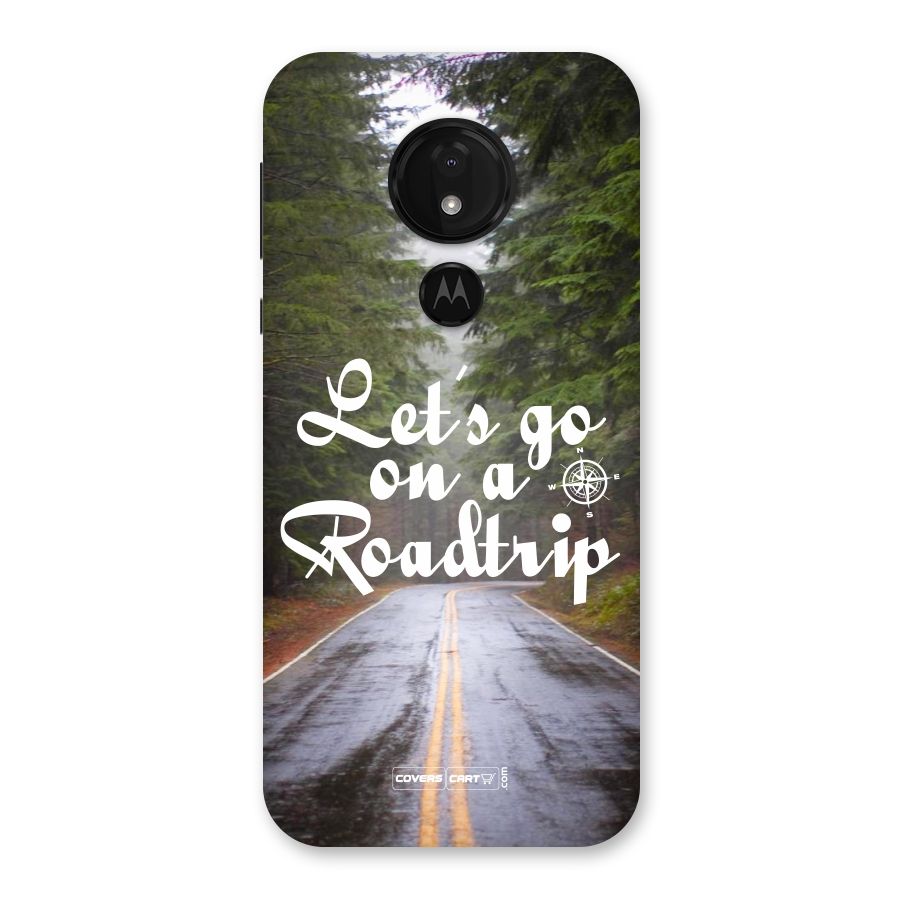 Lets go on a Roadtrip Back Case for Moto G7 Power