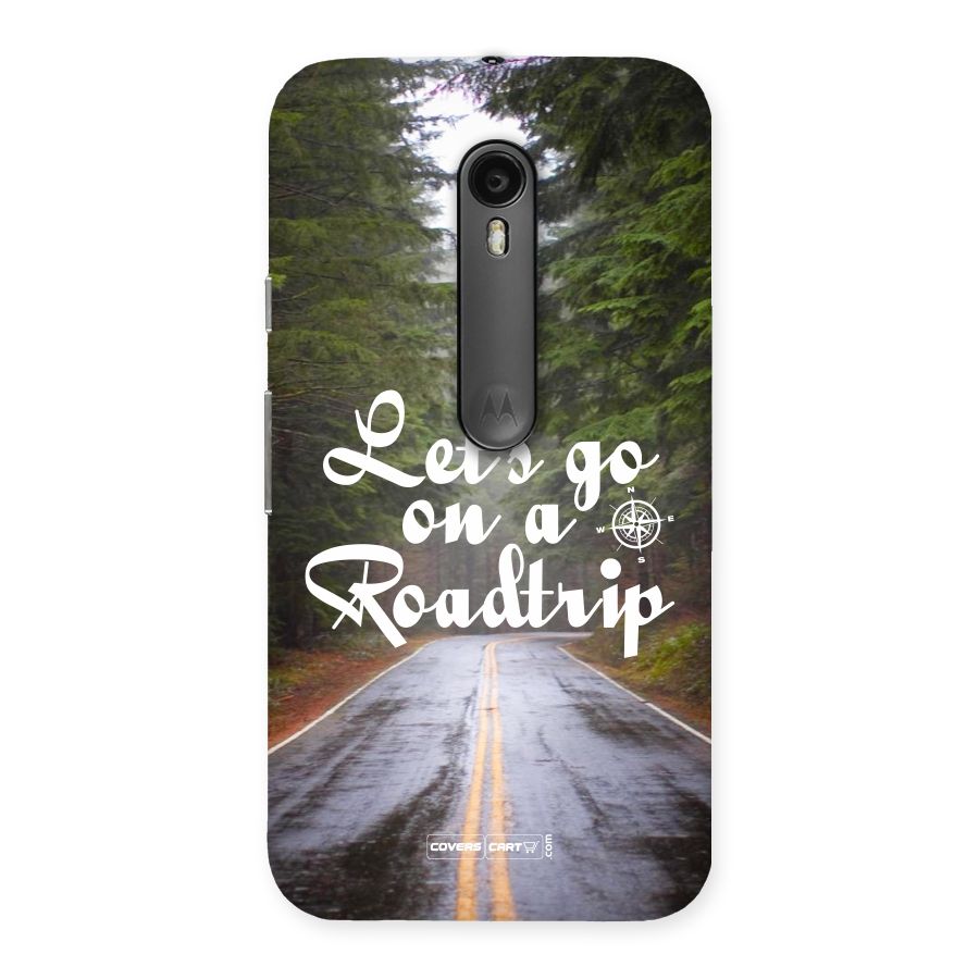 Lets go on a Roadtrip Back Case for Moto G Turbo