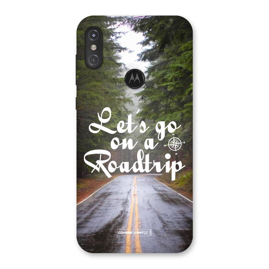 Lets go on a Roadtrip Back Case for Motorola One Power
