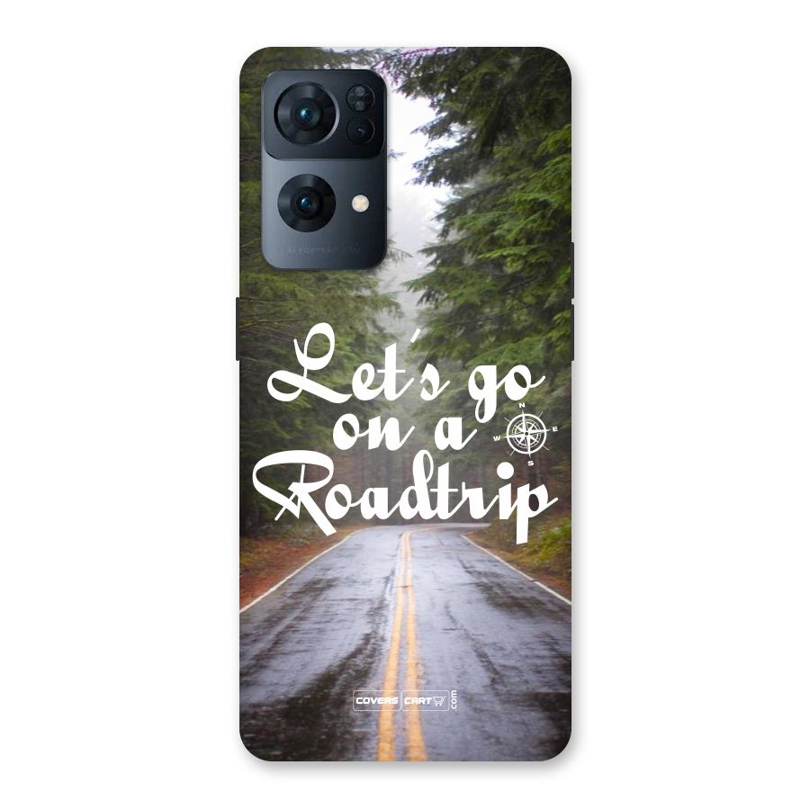 Lets go on a Roadtrip Back Case for Oppo Reno7 Pro 5G