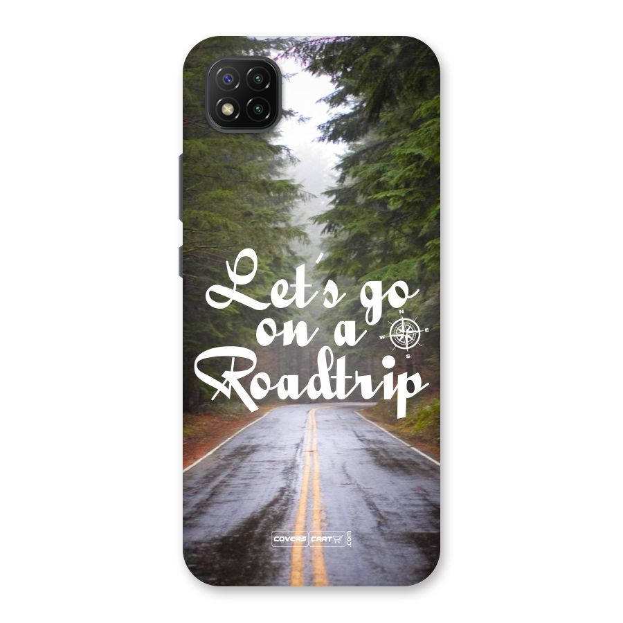 Lets go on a Roadtrip Back Case for Poco C3
