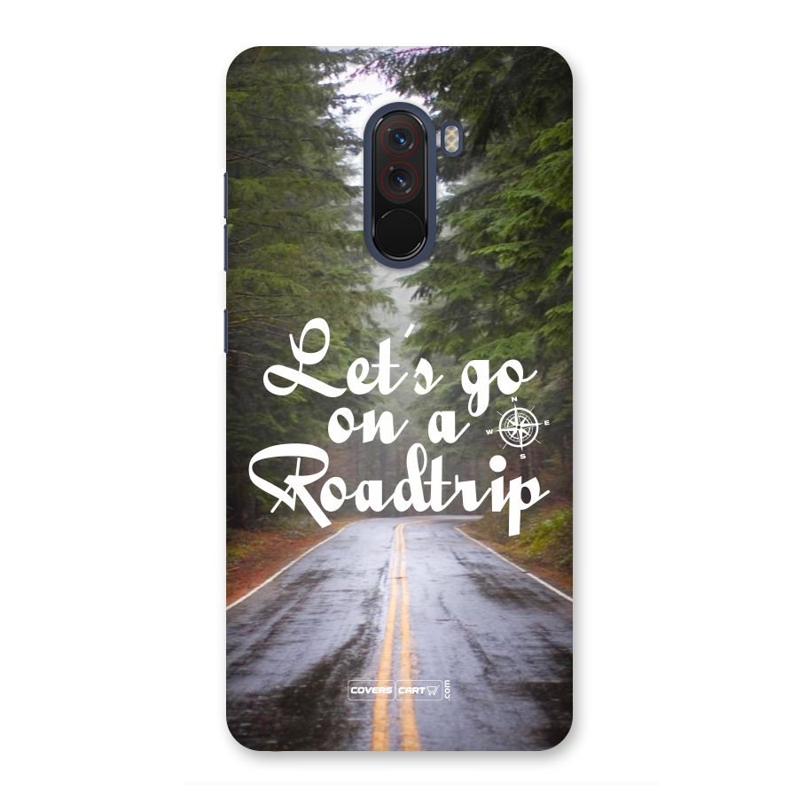 Lets go on a Roadtrip Back Case for Poco F1