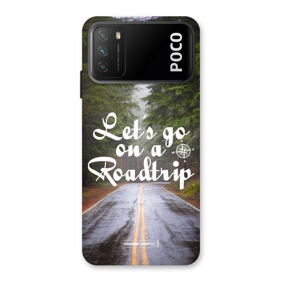 Lets go on a Roadtrip Back Case for Poco M3