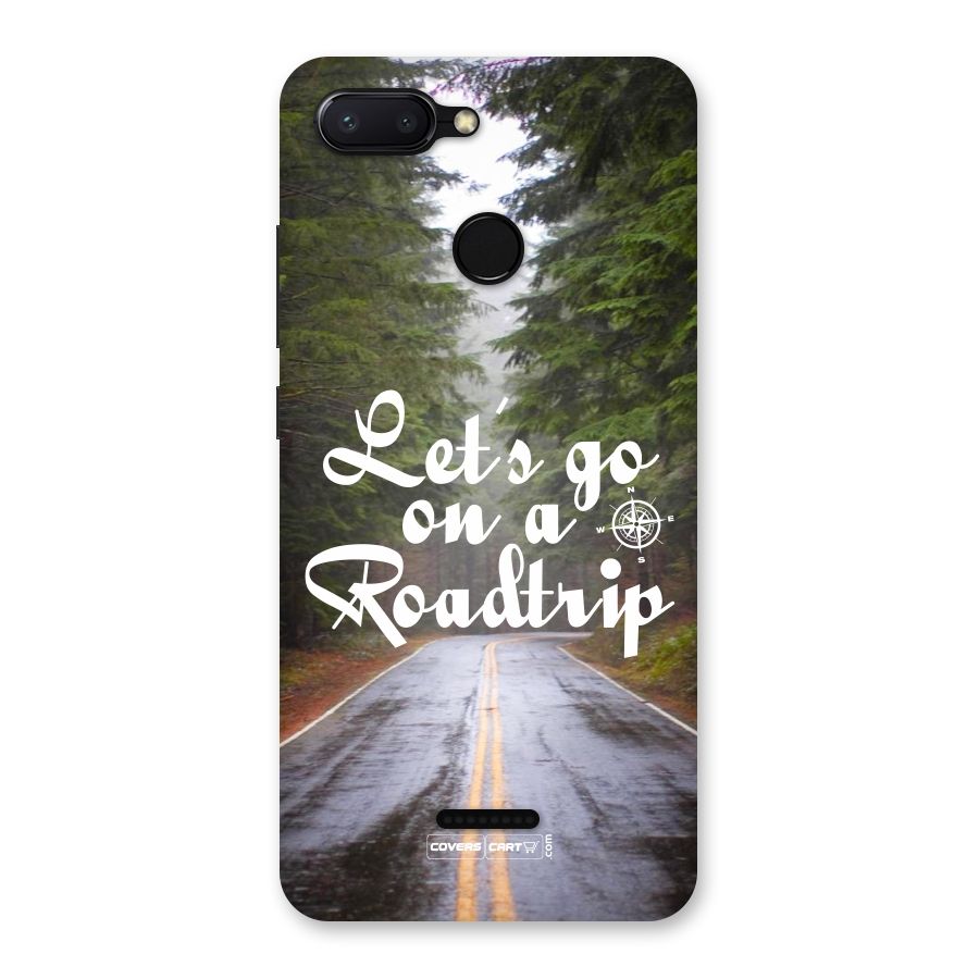 Lets go on a Roadtrip Back Case for Redmi 6