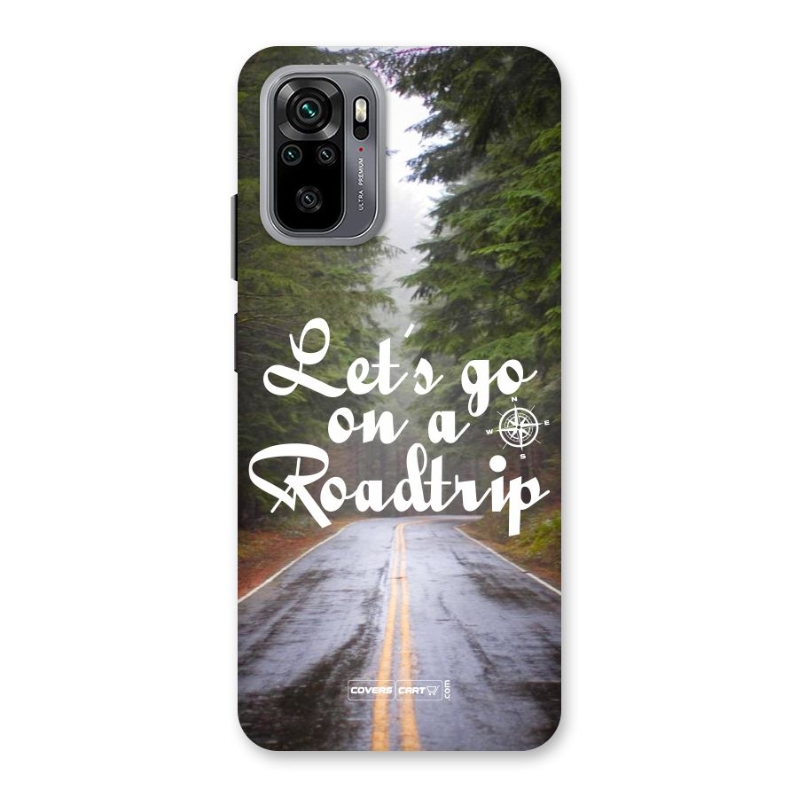 Lets go on a Roadtrip Back Case for Redmi Note 10