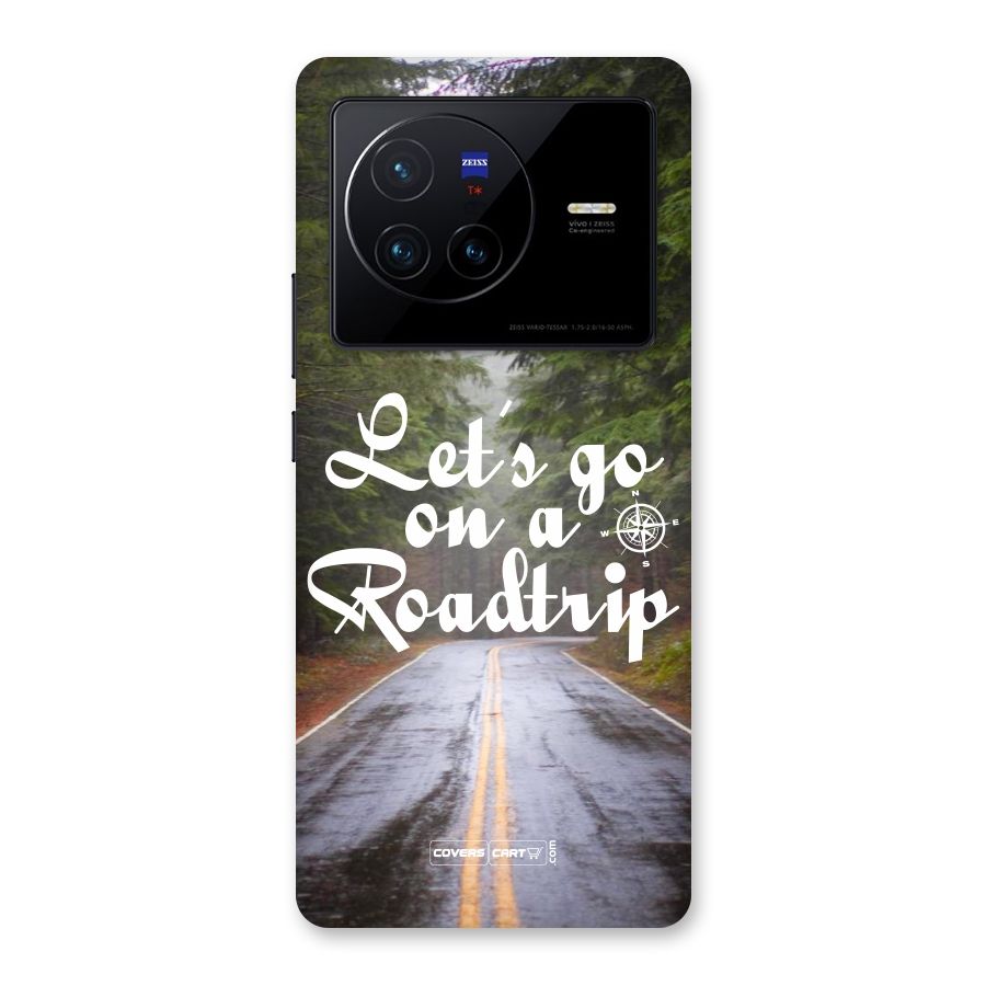 Lets go on a Roadtrip Back Case for Vivo X80