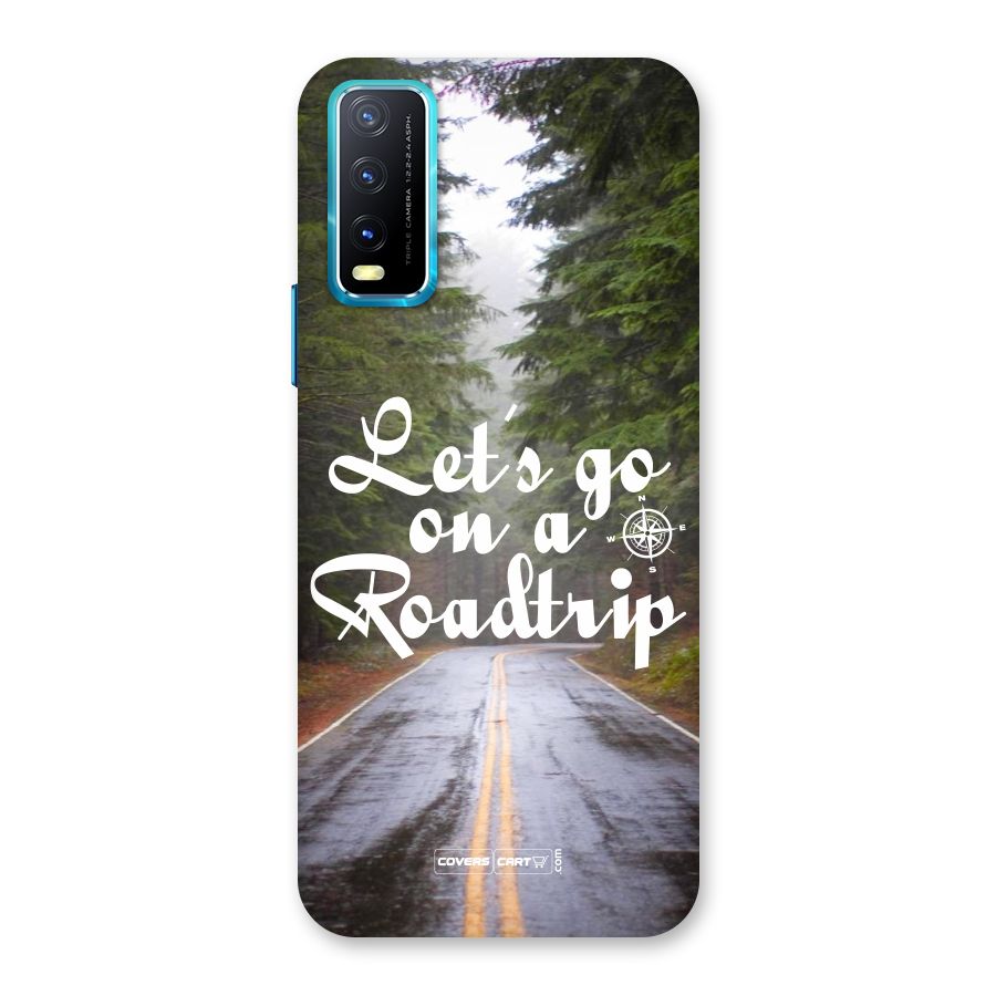 Lets go on a Roadtrip Back Case for Vivo Y20G