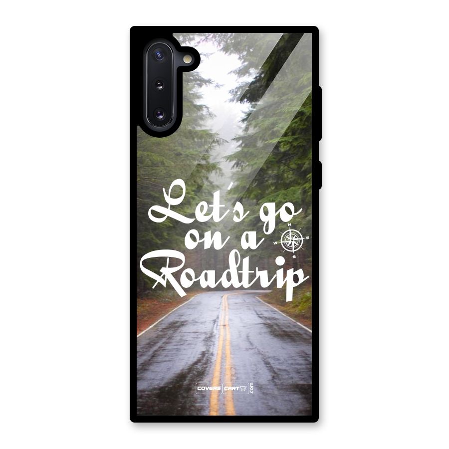 Lets go on a Roadtrip Glass Back Case for Galaxy Note 10