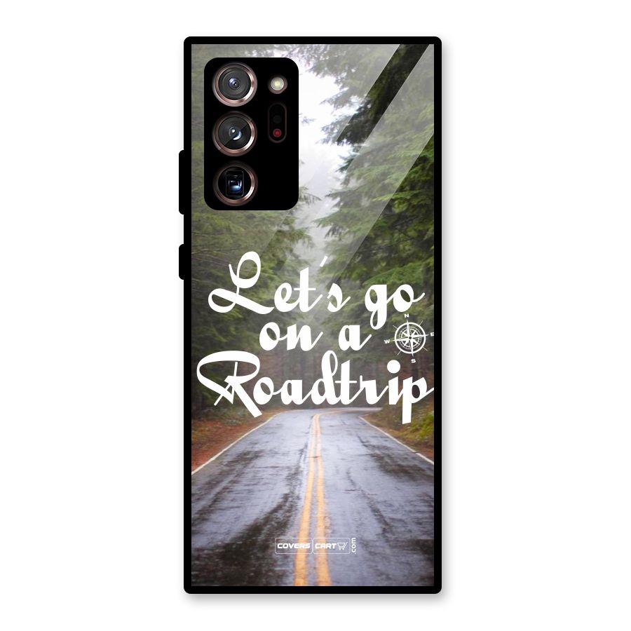 Lets go on a Roadtrip Glass Back Case for Galaxy Note 20 Ultra