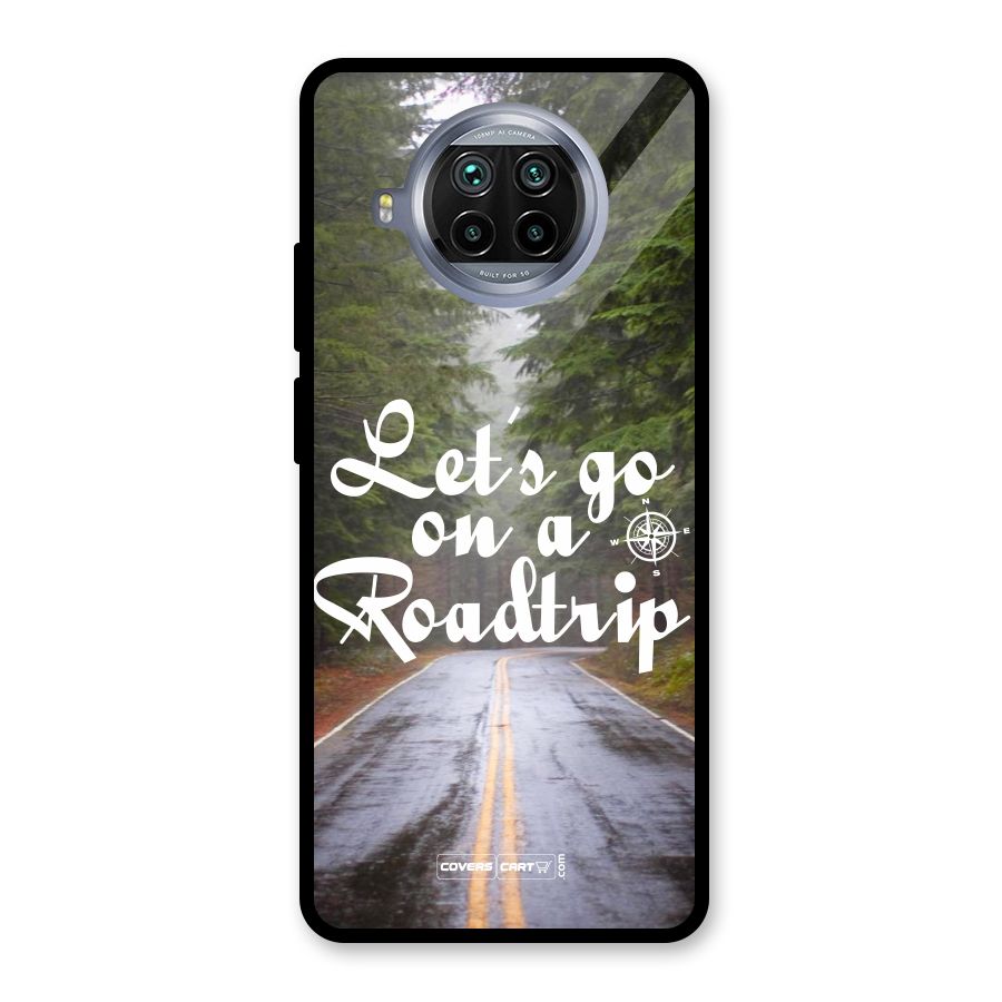 Lets go on a Roadtrip Glass Back Case for Mi 10i