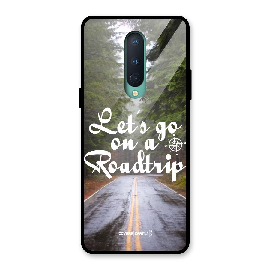 Lets go on a Roadtrip Glass Back Case for OnePlus 8