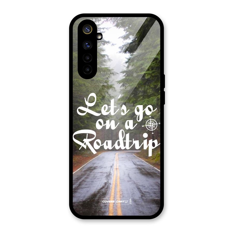 Lets go on a Roadtrip Glass Back Case for Realme 6i