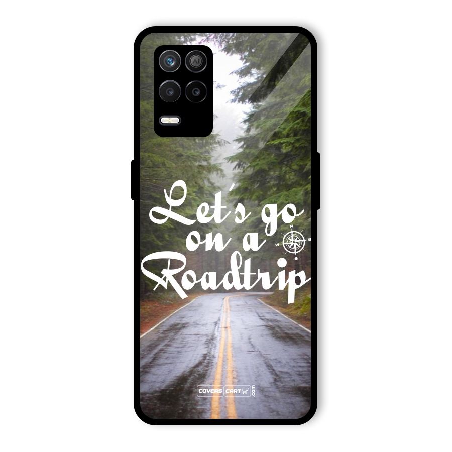 Lets go on a Roadtrip Glass Back Case for Realme 8 5G