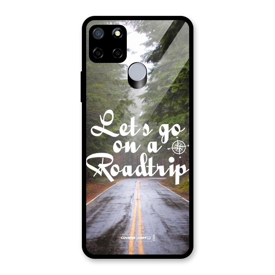 Lets go on a Roadtrip Glass Back Case for Realme C12