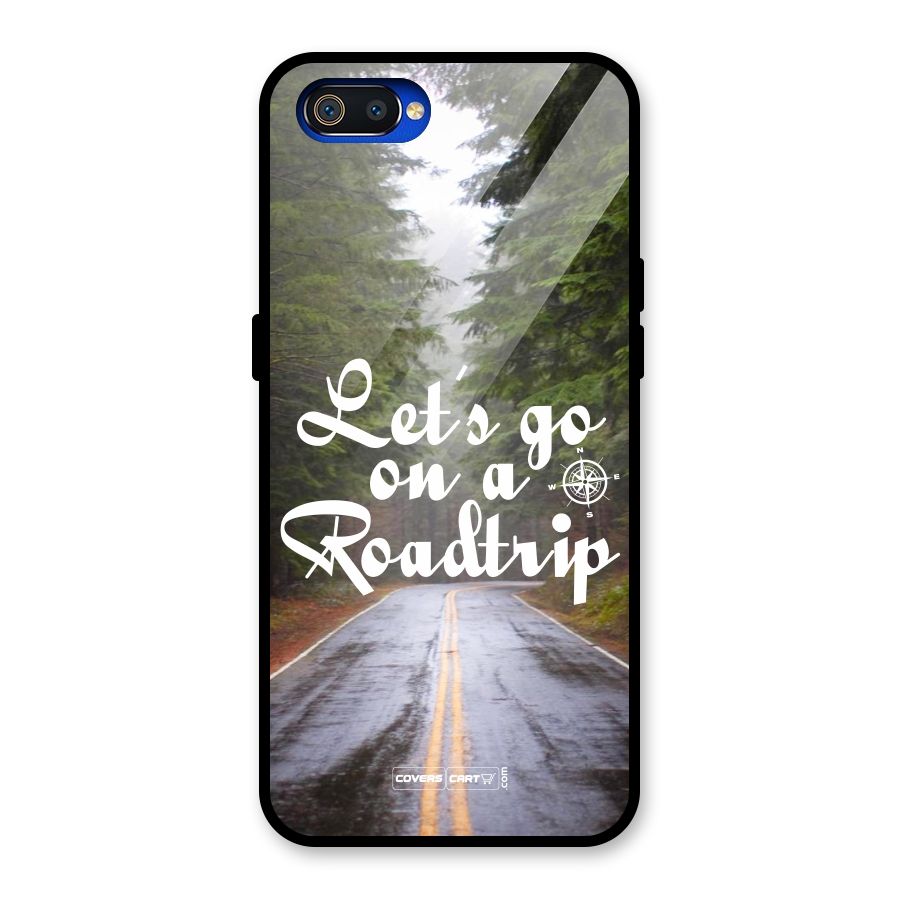 Lets go on a Roadtrip Glass Back Case for Realme C2
