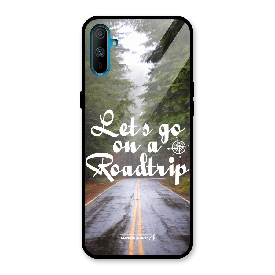 Lets go on a Roadtrip Glass Back Case for Realme C3