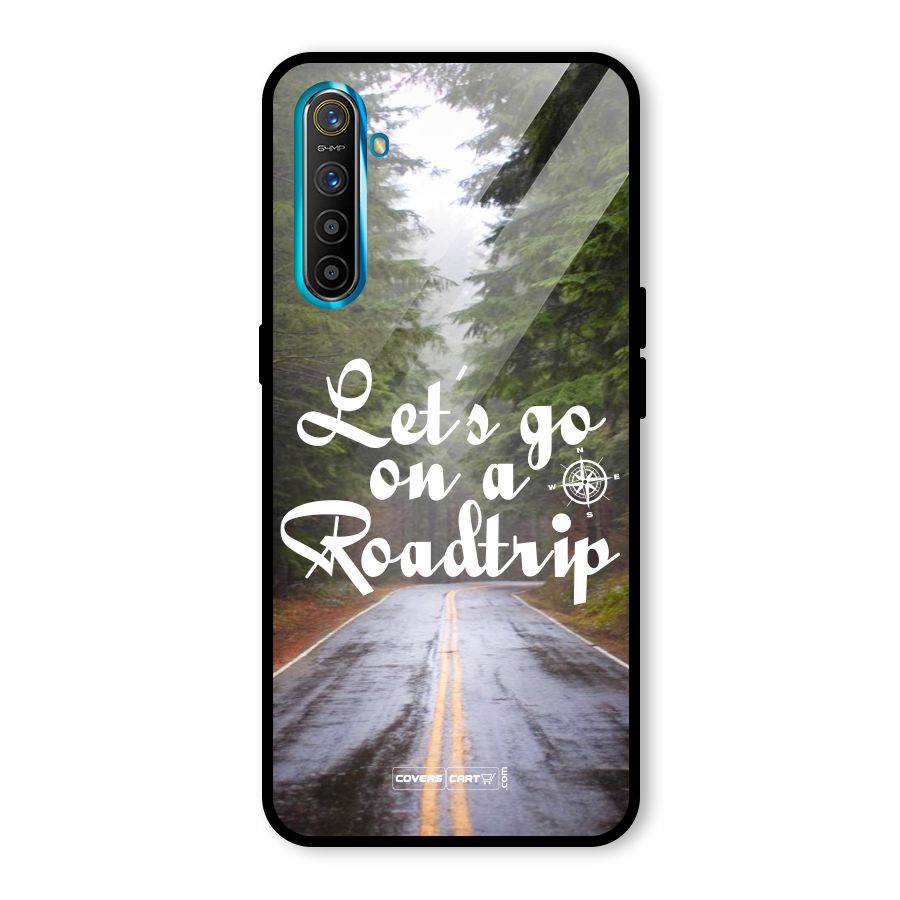 Lets go on a Roadtrip Glass Back Case for Realme X2