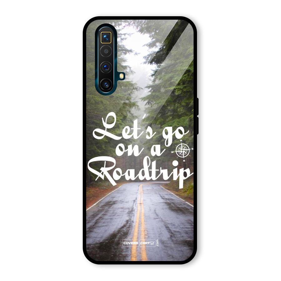 Lets go on a Roadtrip Glass Back Case for Realme X3 SuperZoom