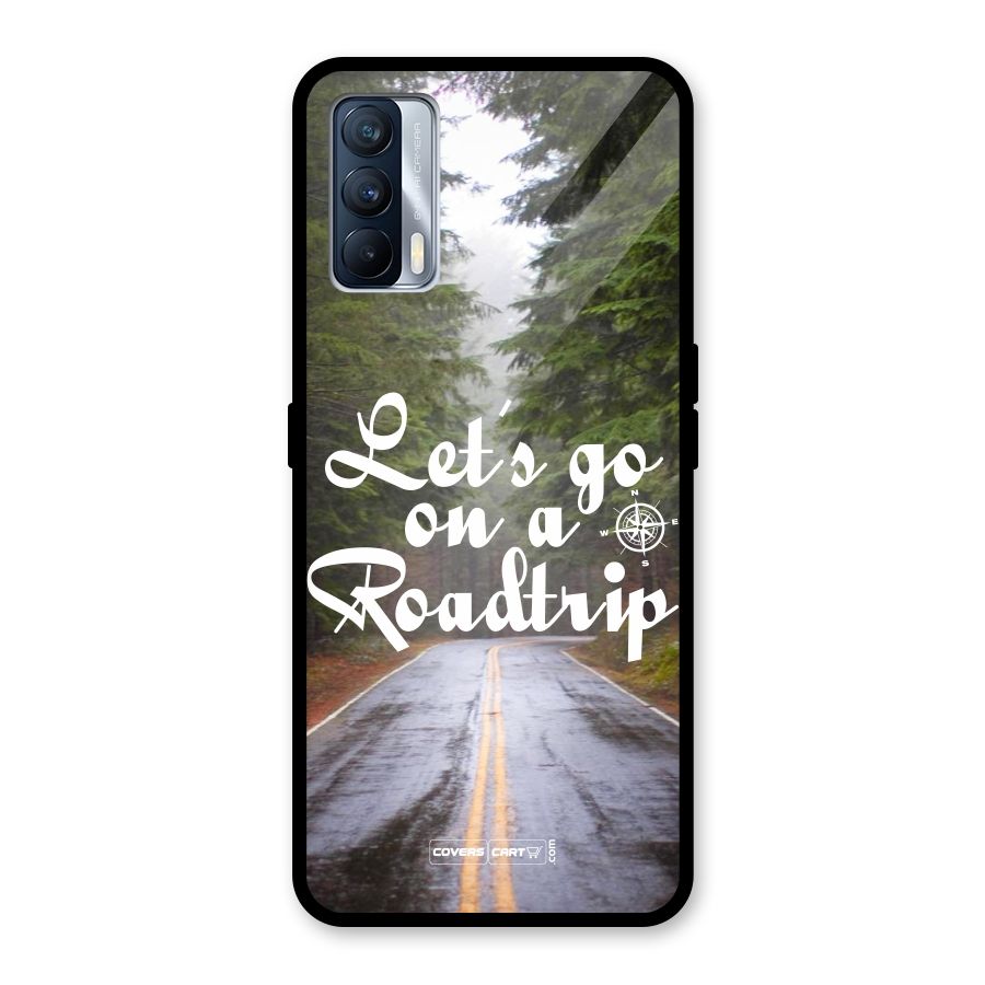 Lets go on a Roadtrip Glass Back Case for Realme X7
