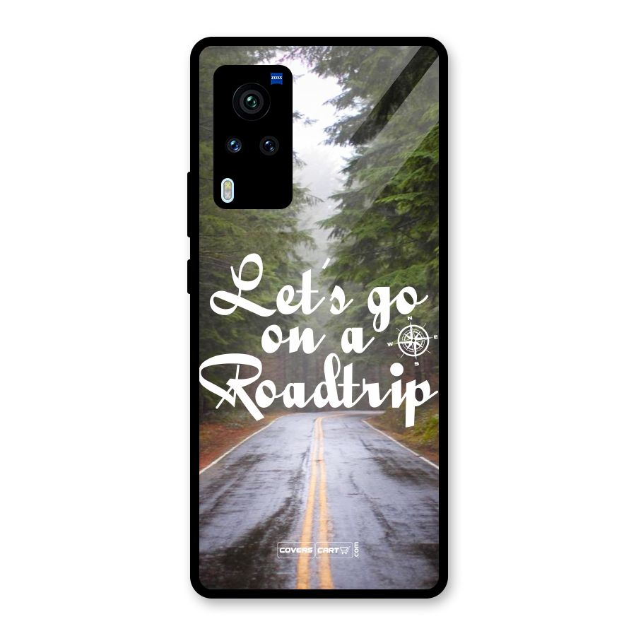 Lets go on a Roadtrip Glass Back Case for Vivo X60 Pro