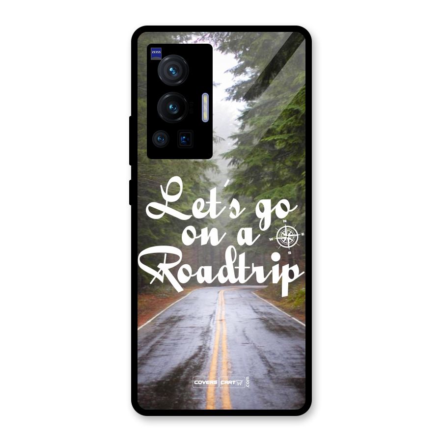 Lets go on a Roadtrip Glass Back Case for Vivo X70 Pro