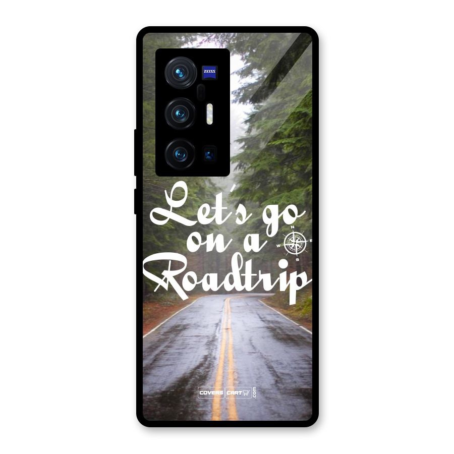Lets go on a Roadtrip Glass Back Case for Vivo X70 Pro Plus