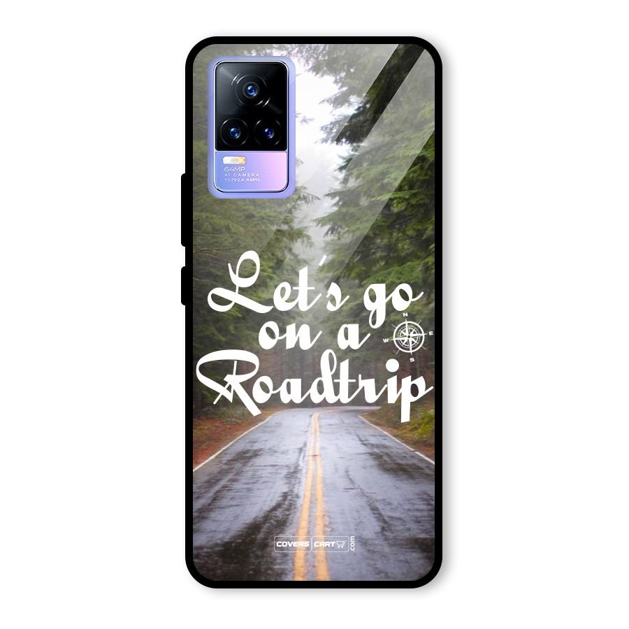 Lets go on a Roadtrip Glass Back Case for Vivo Y73