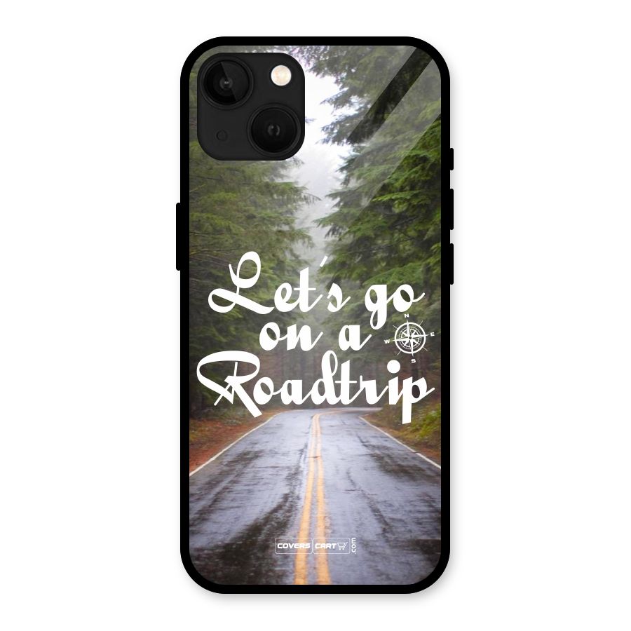 Lets go on a Roadtrip Glass Back Case for iPhone 13