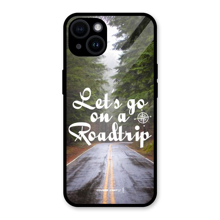 Lets go on a Roadtrip Glass Back Case for iPhone 14