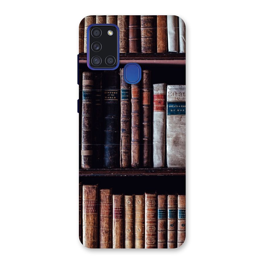 Library Love Back Case for Galaxy A21s