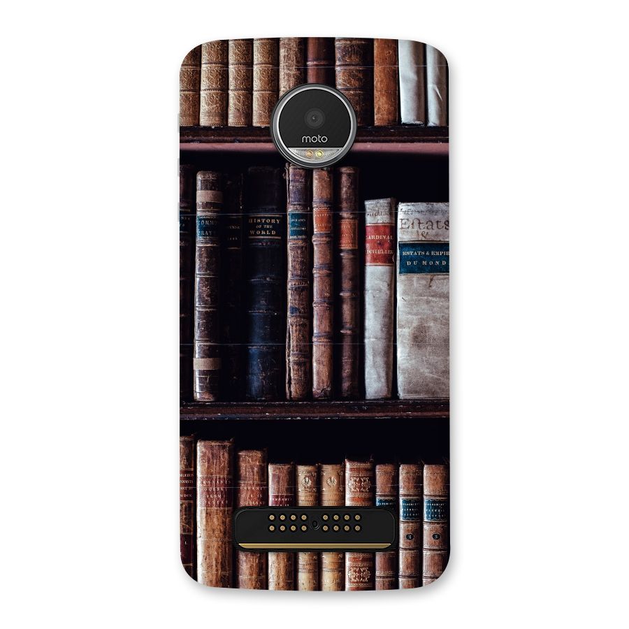 Library Love Back Case for Moto Z Play