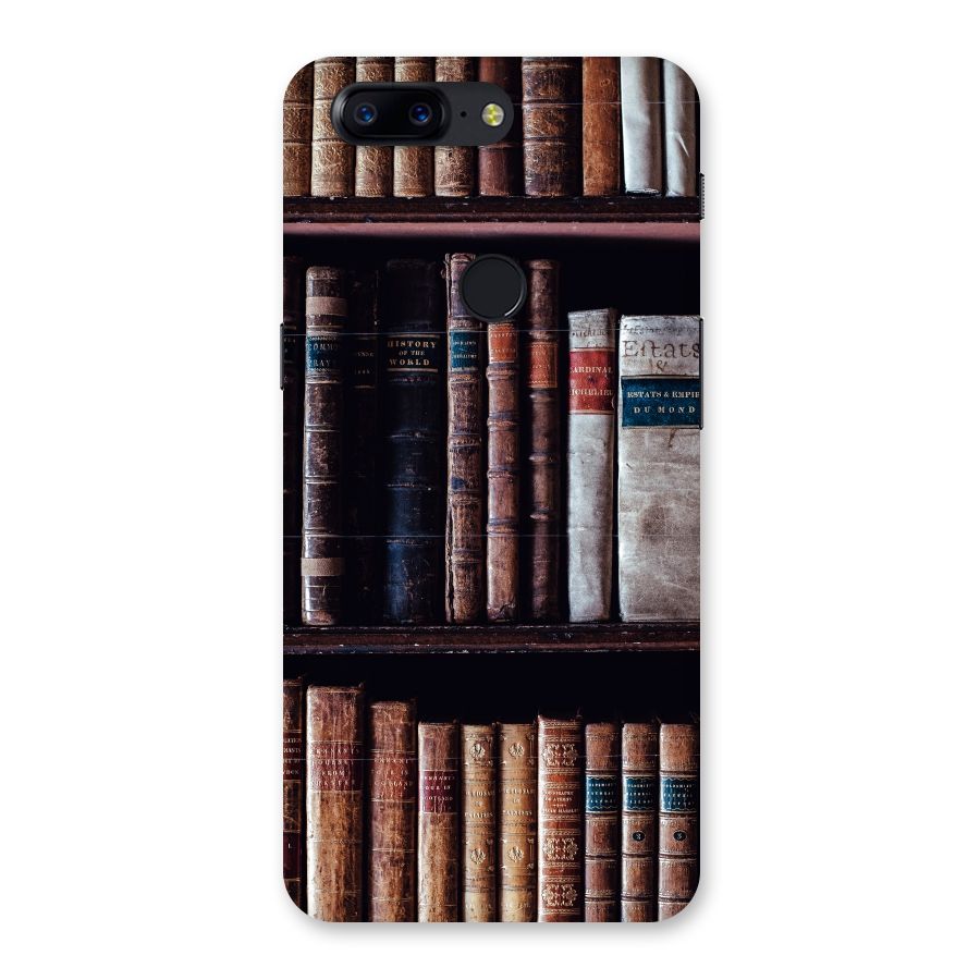 Library Love Back Case for OnePlus 5T
