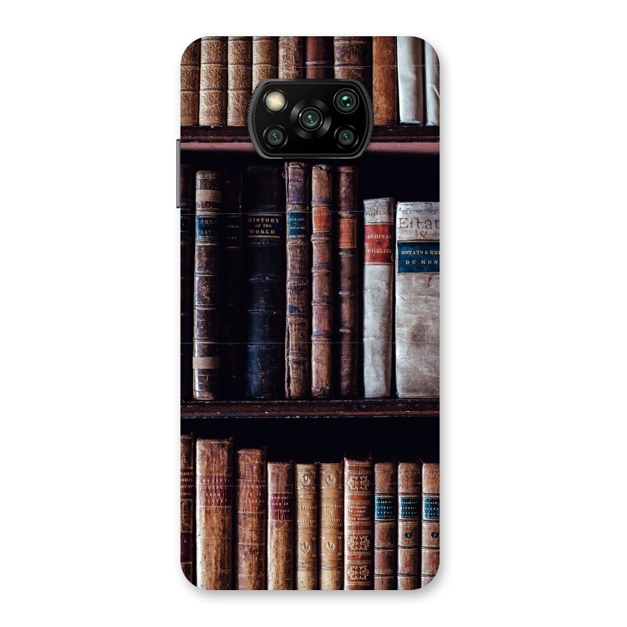 Library Love Back Case for Poco X3