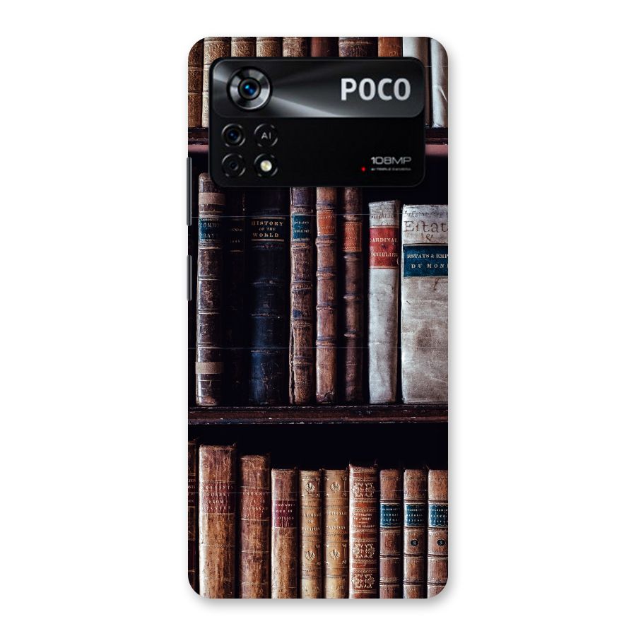 Library Love Back Case for Poco X4 Pro 5G