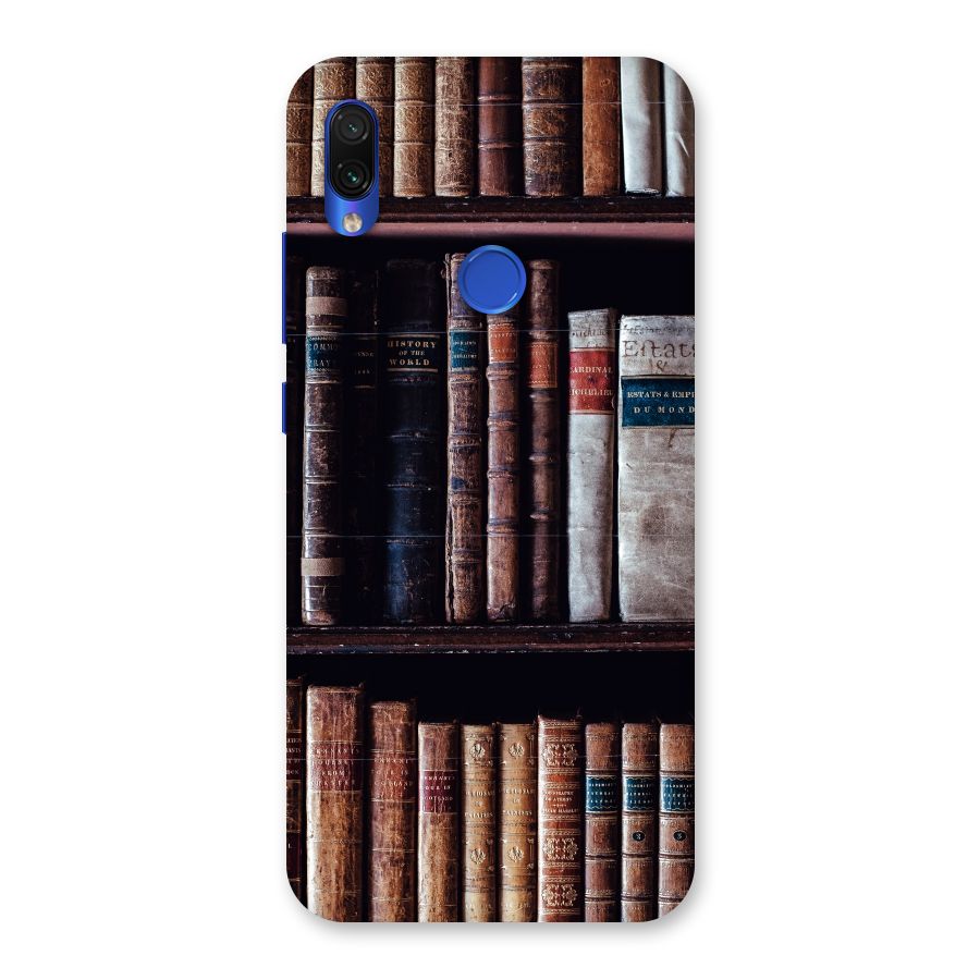 Library Love Back Case for Redmi Note 7S
