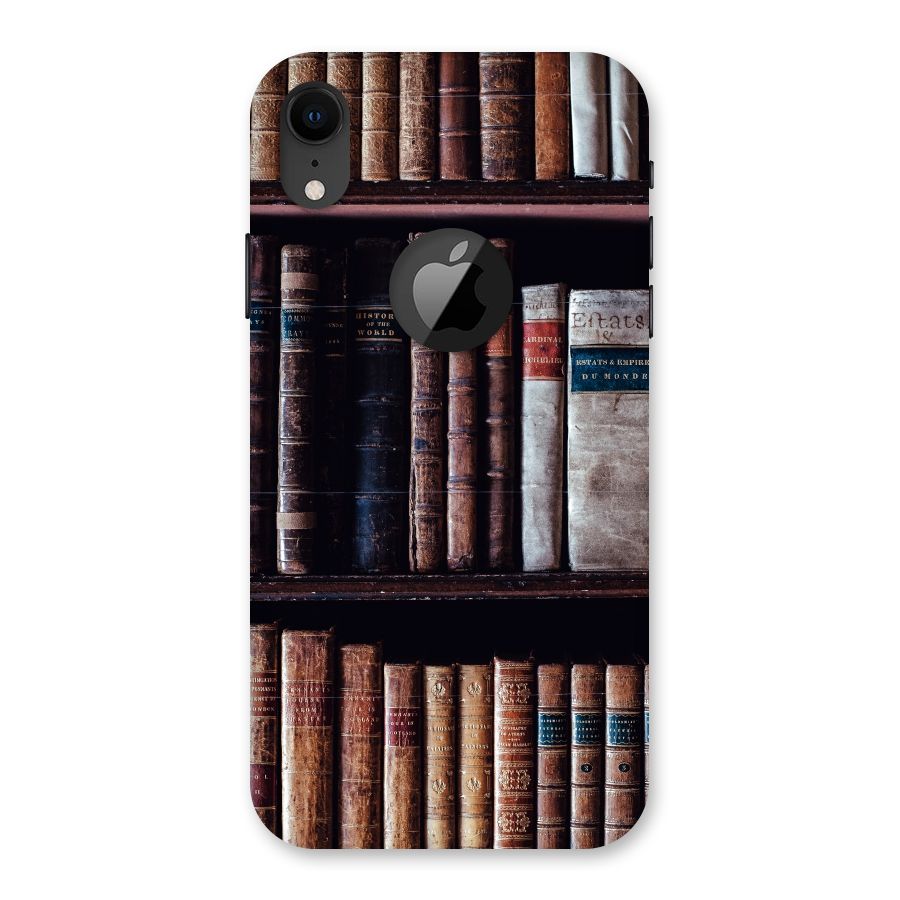 Library Love Back Case for iPhone XR Logo Cut