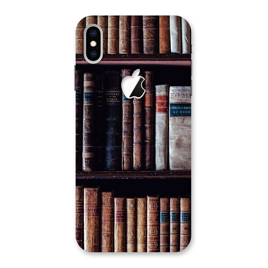 Library Love Back Case for iPhone XS Max Apple Cut