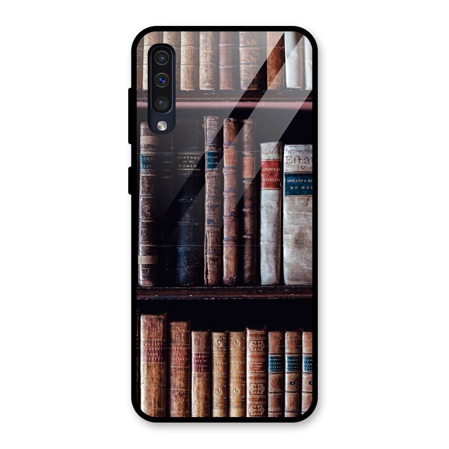 Library Love Glass Back Case for Galaxy A50s