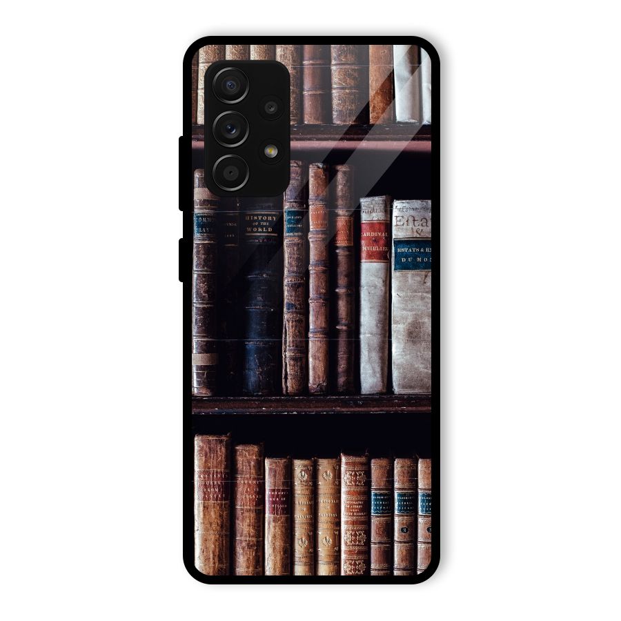 Library Love Glass Back Case for Galaxy A53 5G
