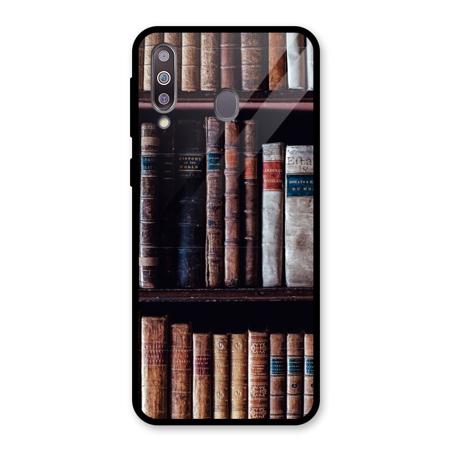 Library Love Glass Back Case for Galaxy M30