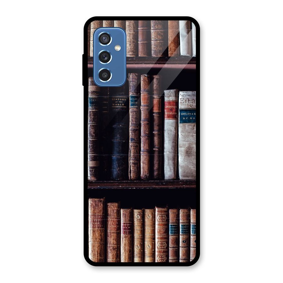 Library Love Glass Back Case for Galaxy M52 5G